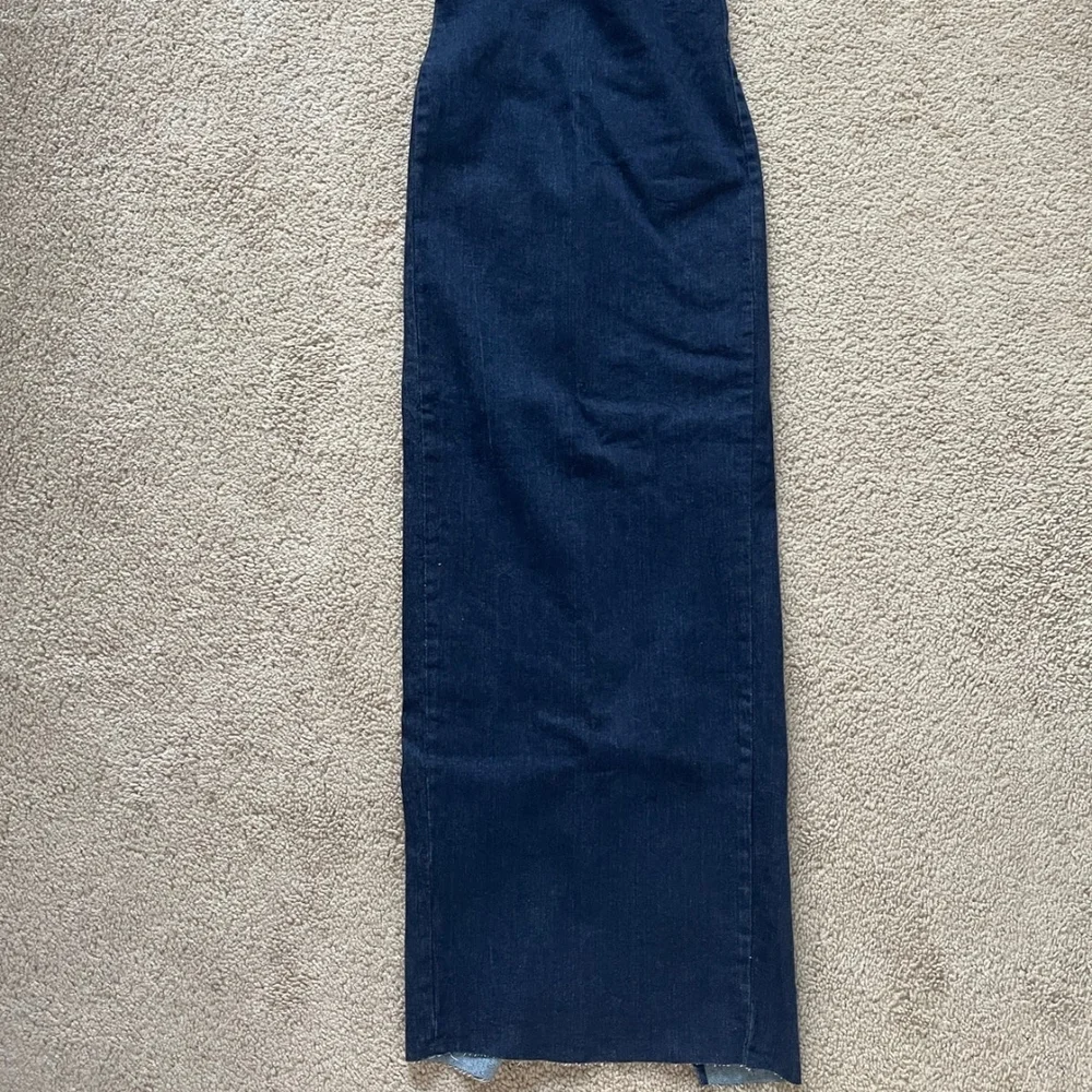 Zara Dark Blue Denim Dress - Picture 4 of 9